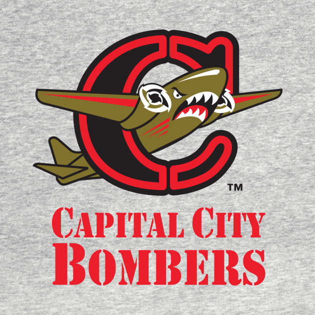Capital City Bombers Defunct Sports Teams TShirt TeePublic